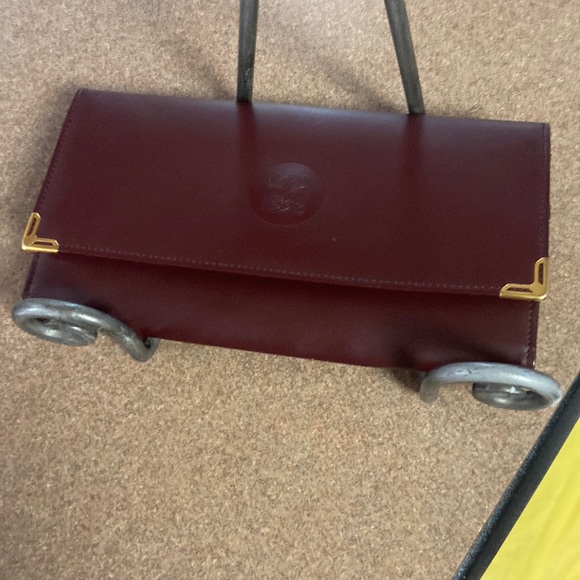 New Louis Quatorze Leather Credit Card Bu-Fold Long Wallet - Picture 4 of 11